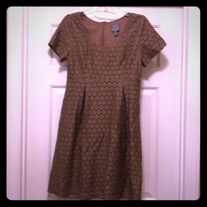 Brown lace dress